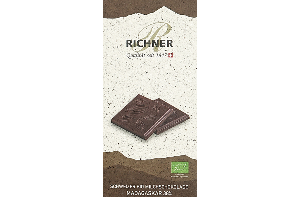 BIO Milchschokolade Madagaskar 38%