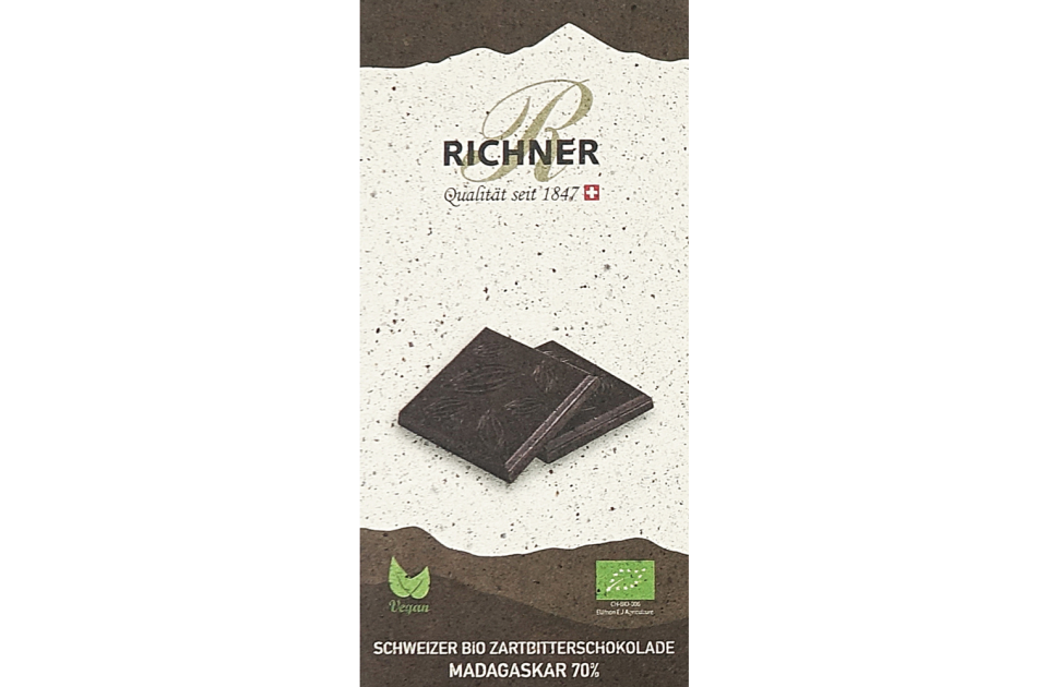 BIO Zartbitterschokolade Madagaskar 70%