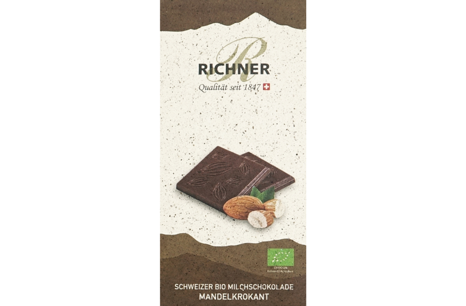 BIO Milchschokolade Mandelkrokant